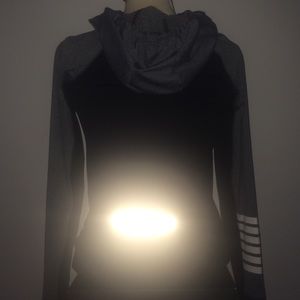 COPY - PINK reflective in back sweatshirt